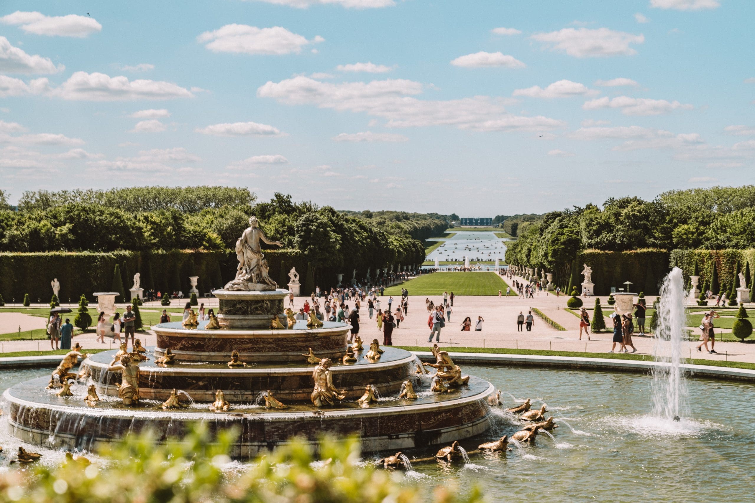 Private Versailles Bike Tour - fountains gardens 12